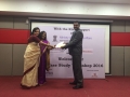 Dr. Rajesh Pandey receiving Best Case Study Award at Ansal University, Gurgaon, Haryana