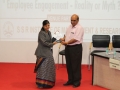 Mrs. Diksha Swaroop receiving memento from the Founder member of ISTD Silvassa Chapter