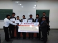 Victorious Team at Business Plan Compatition, IMR Stood at 2nd position  in Jan 2015 (Small)