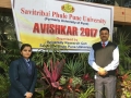 Avishkar University Level Competition - Miss Himani Mahendra with Asso. Prof. Dr. Rajesh Pandey
